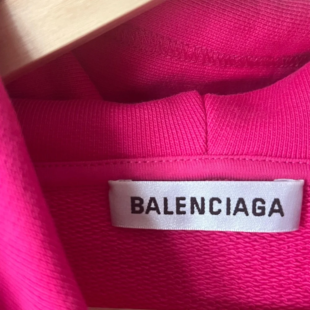 Balenciaga back logo pink hoodie - Picture 4 of 6